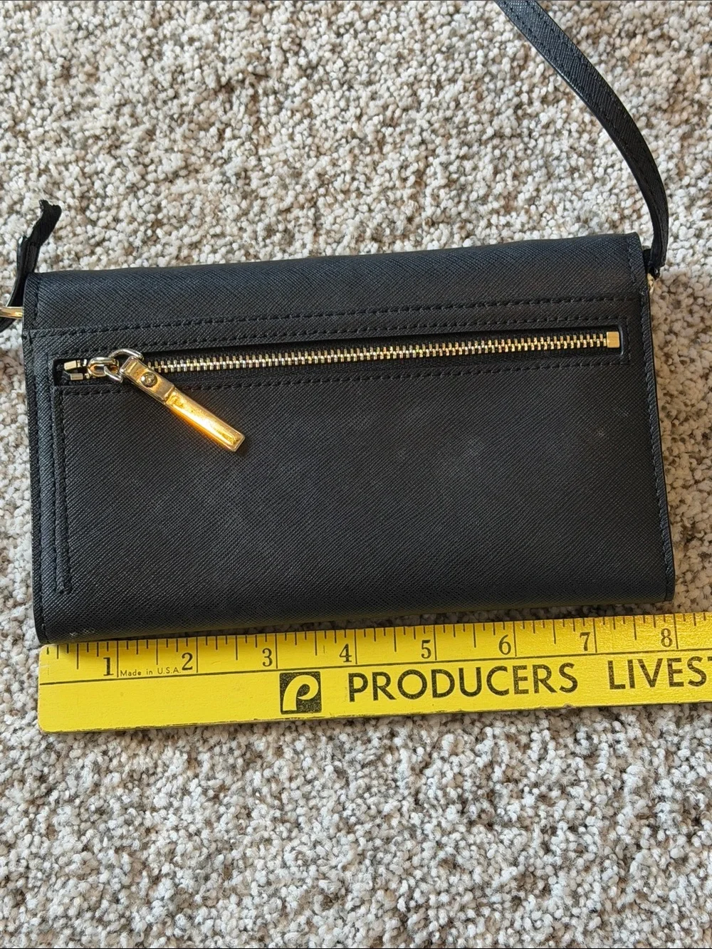 kate spade black crossbody wallet bag